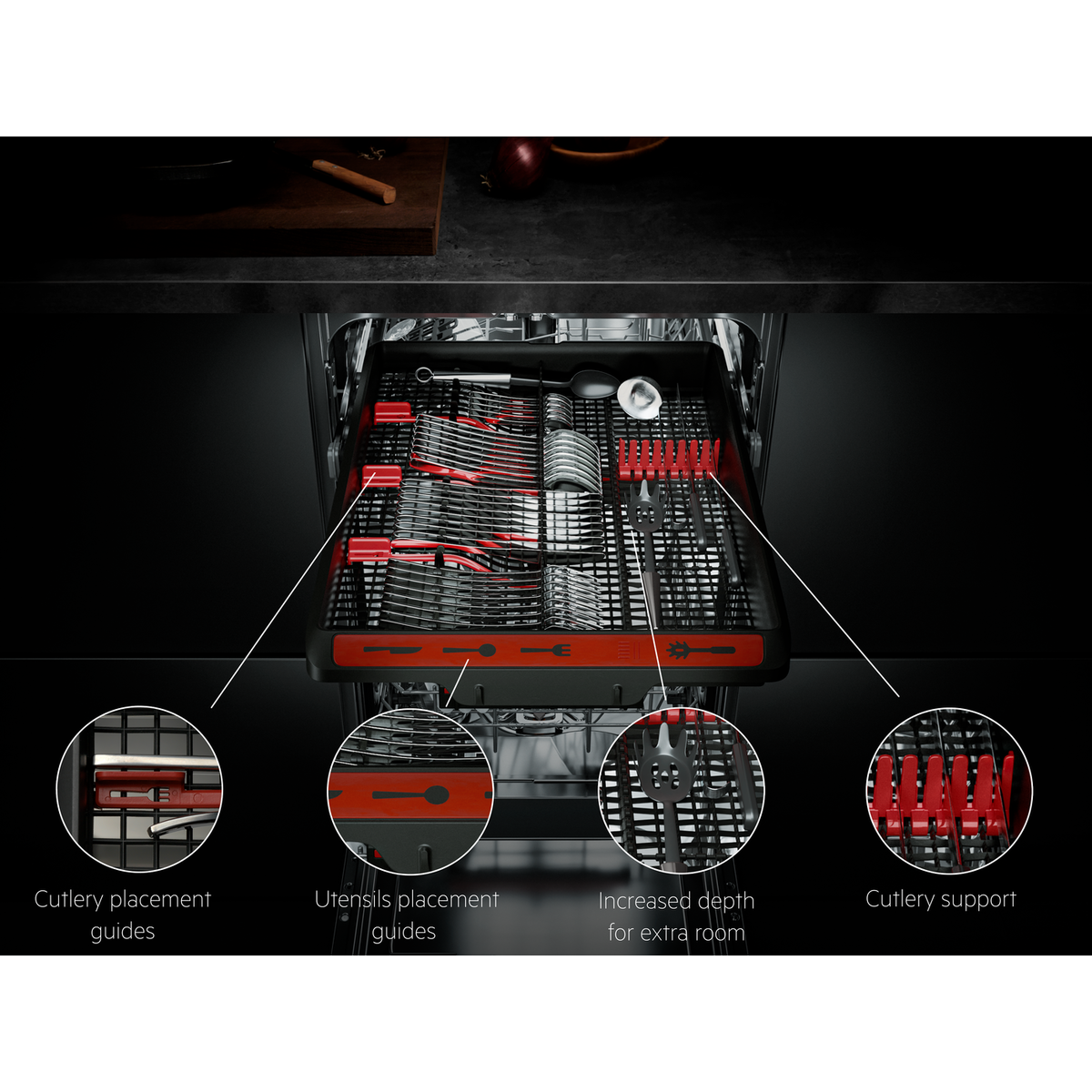 AEG - 45 cm oppvaskmaskin - FFB73507ZM