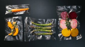 Et utvalg av vakuum-forseglede ingredienser